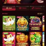 Dream77 mobile fantasy sports app dashboard.